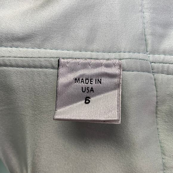 MONIQUE LHUILLIER Size 6 Mint Purple Strapless Evening Gown - Picture 6 of 9